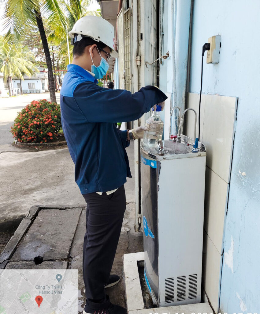 Quy trình lấy mẫu nước sạch
